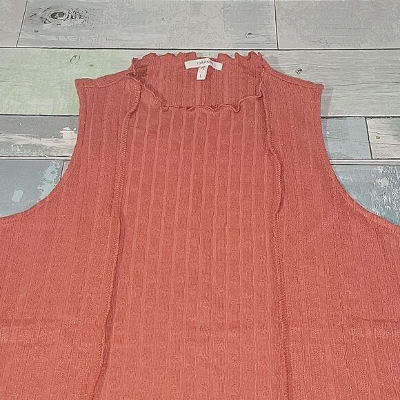 Maurices Burnt Orange Tank Top sz Large - Picture 2 of 4
